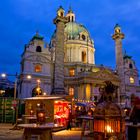 Der Weihnachtsmarkt der Wiener Karlskirche