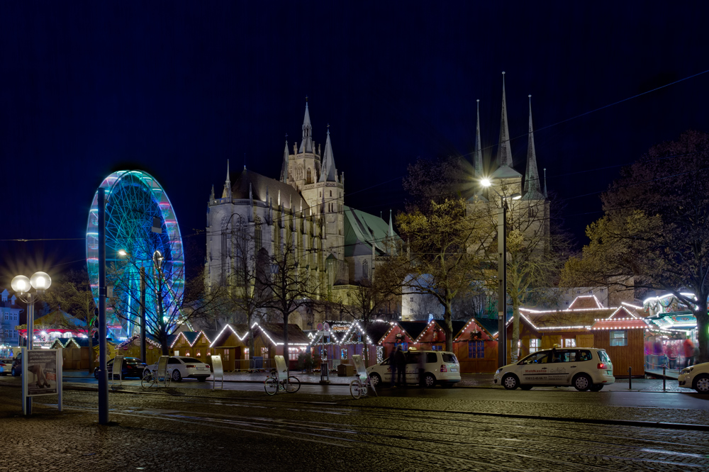 Der Weihnachtsmarkt in Erfurt