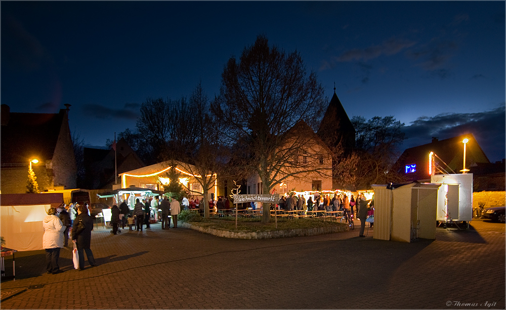 Der Weihnachtsmarkt in Unseburg...