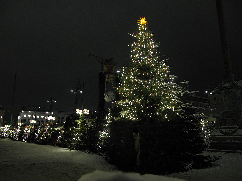 Der Weihnachtsmarkt schläft