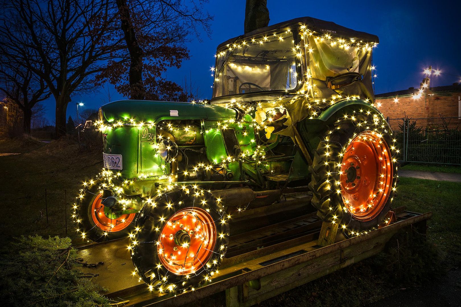 der Weihnachtstrecker, die Alternative zum Coca-Cola Truck