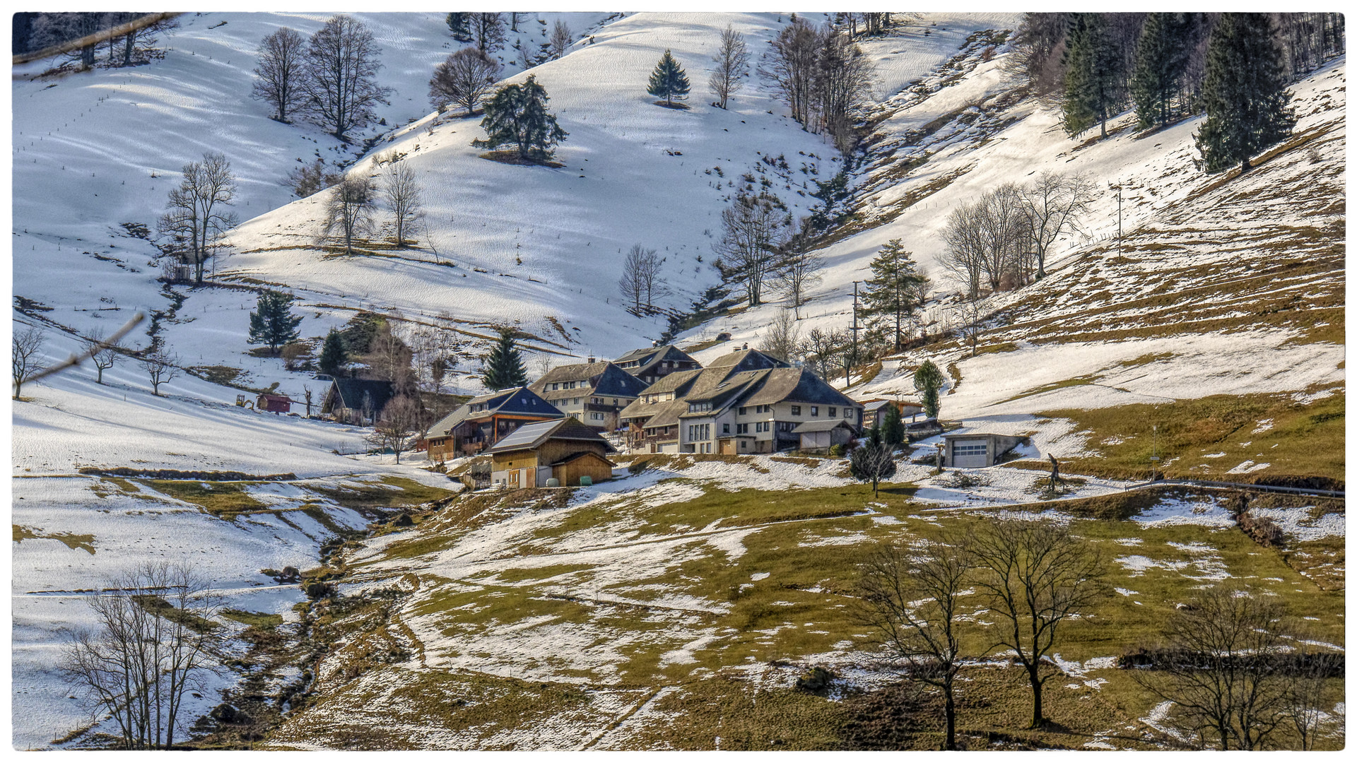 Der Weiler am Berg