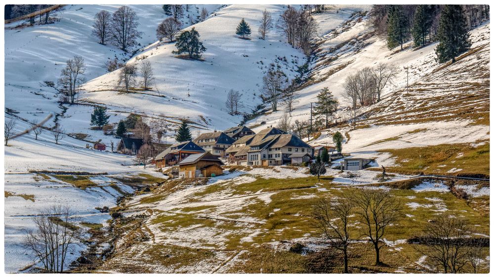 Der Weiler am Berg