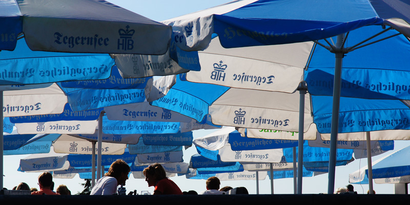 Der weißblaue Himmel am Tegernsee III