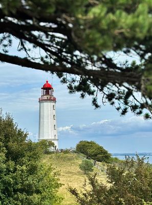 Der weiße Leuchtturm von Hiddensee
