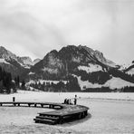 Der weisse Schwarzsee (Monochrom)