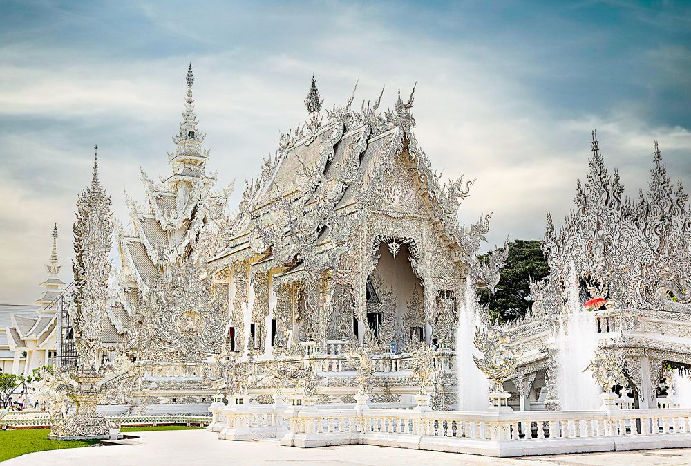 Der Weiße Tempel in Chiang Rai