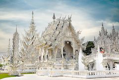 Der Weiße Tempel in Chiang Rai