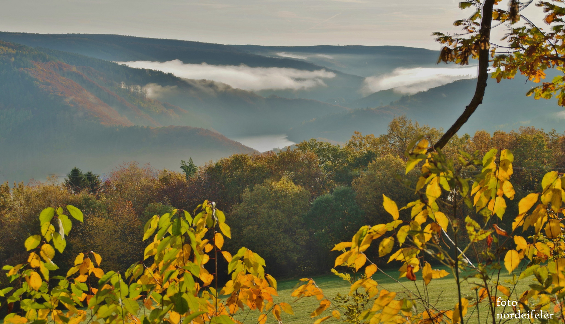 der weite Blick am Herbstmorgen...