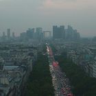 der weite Blick vom Arc de Triumph