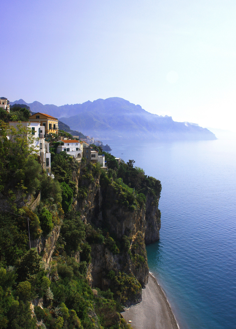 Der weite Blick von Conca dei Marini