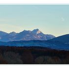 Der Wendelstein im herbstlichen Abendlicht