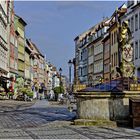 Der Wenzelsbrunnen am Marktplatz von Naumburg (Saale)