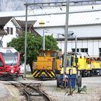 Der Werkstattteil der Rhb in Landquart