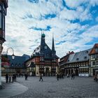 Der Wernigeröder Markplatz mit seinem Weltberühmten Rathaus... 