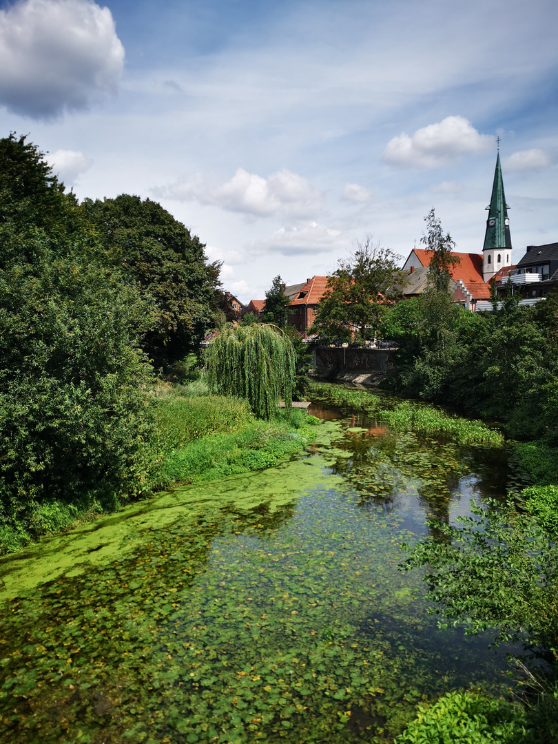 Der Werse-Radweg bei Albersloh