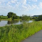 Der Weser-Radweg zwischen Albaxen und Stahle