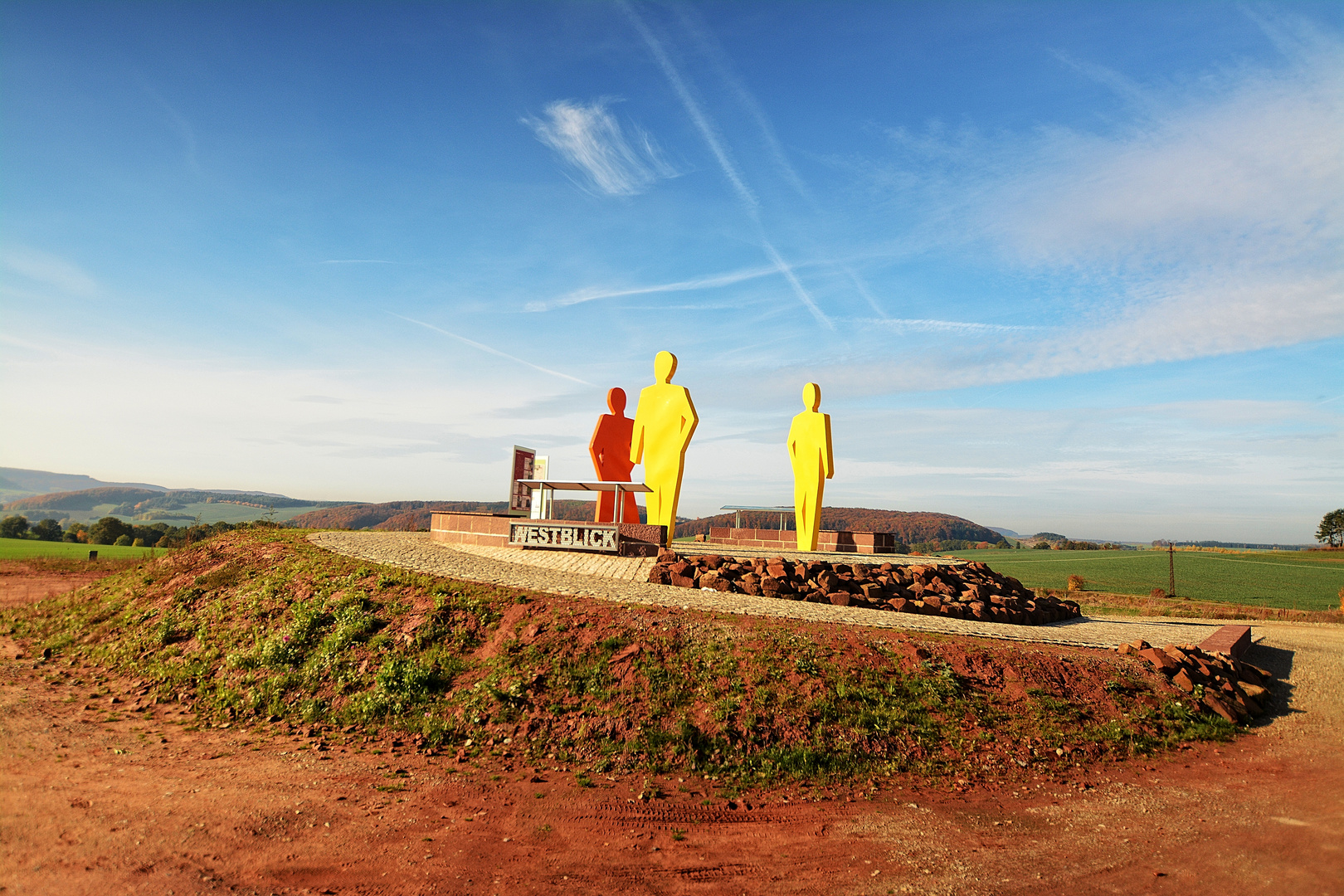 Der "Westblick" in Heilbad Heiligenstadt an einem sonnigen Novembertag