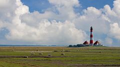 Der "Westerhever Leuchtturm"...