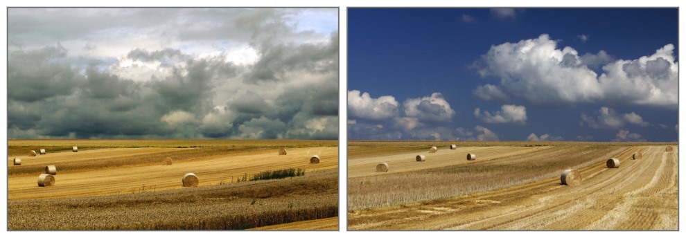 Der Wetterbericht von gestern und heute