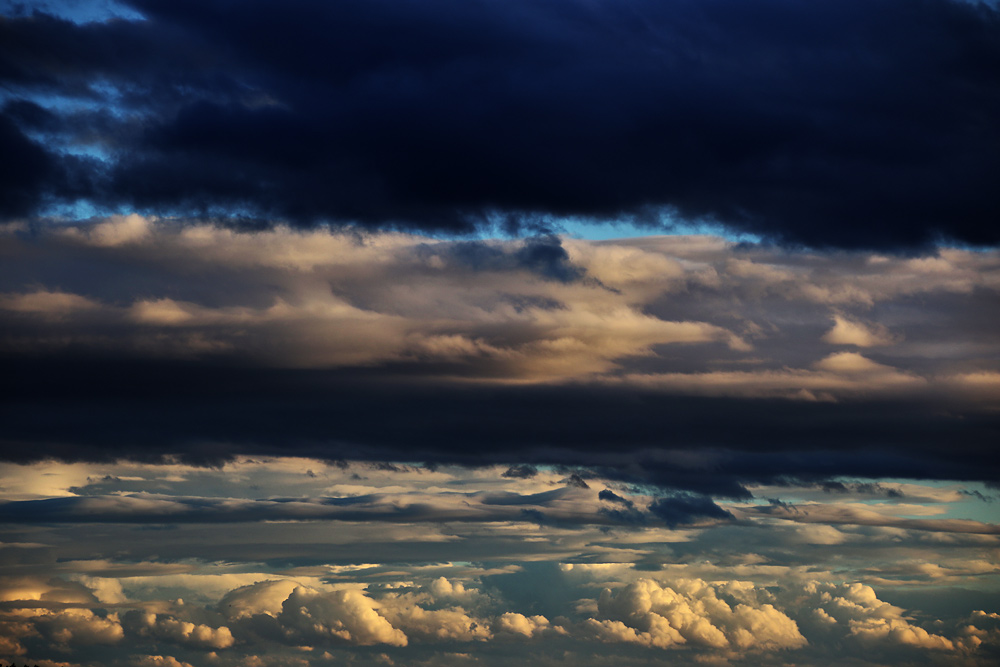 der Wetterumschwung kündigt sich an.......