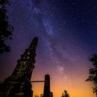 Der Wettinerobelisk unterm Sternenhimmel