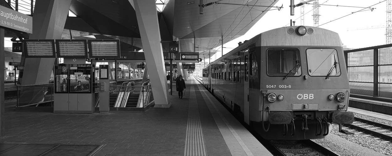 Der Wiener Hauptbahnhof