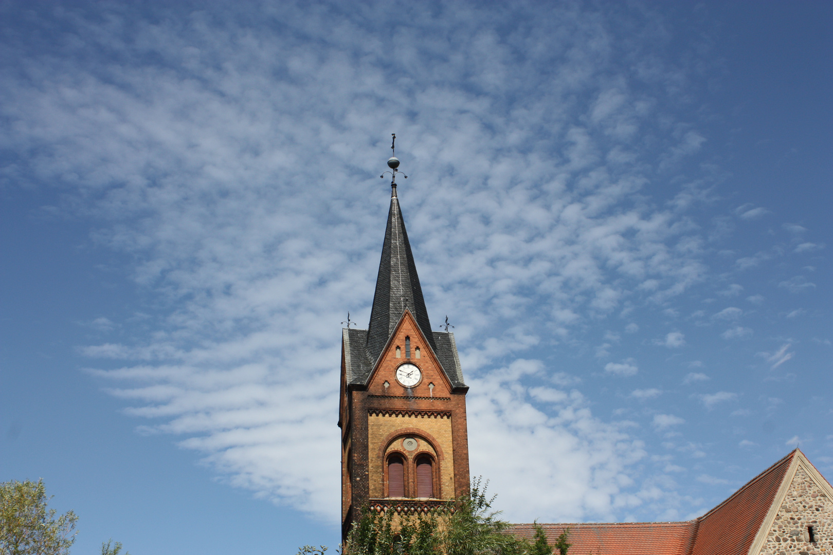 Der Wiesenburger Kirchturm