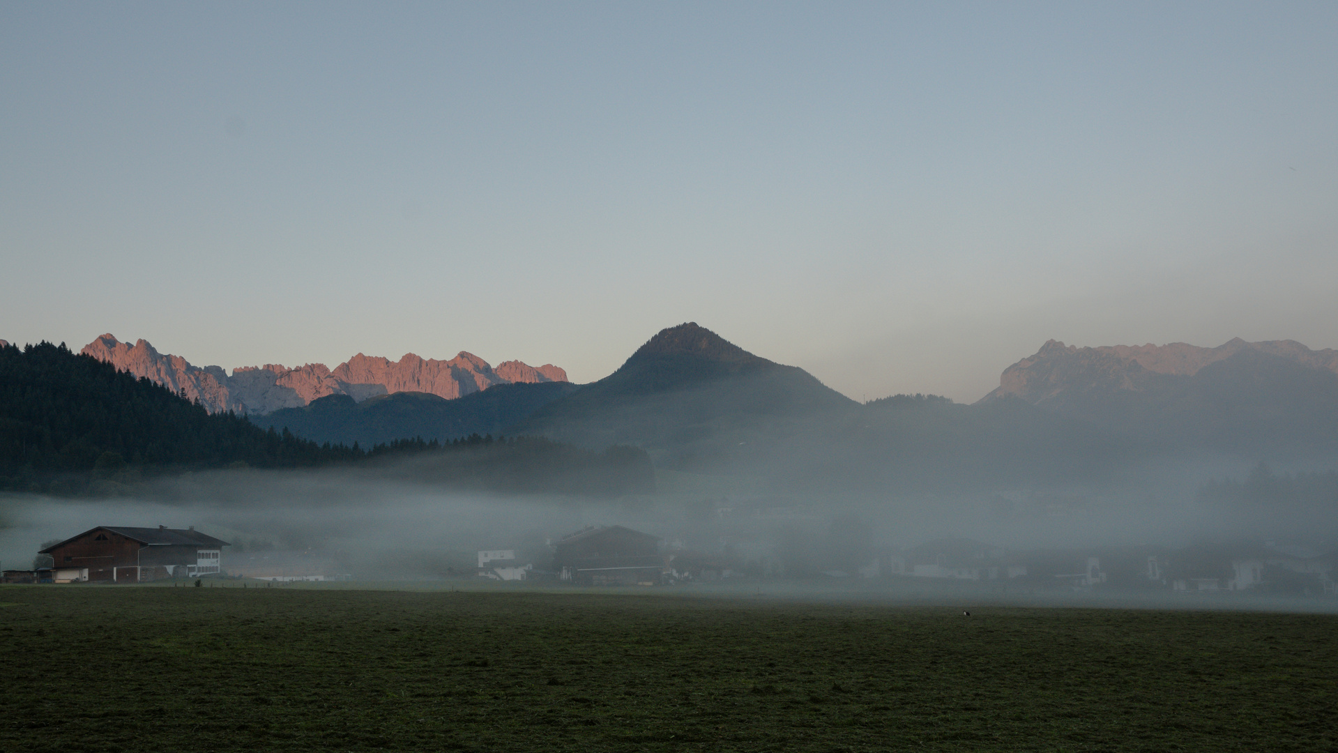 Der Wilde Kaiser am Morgen