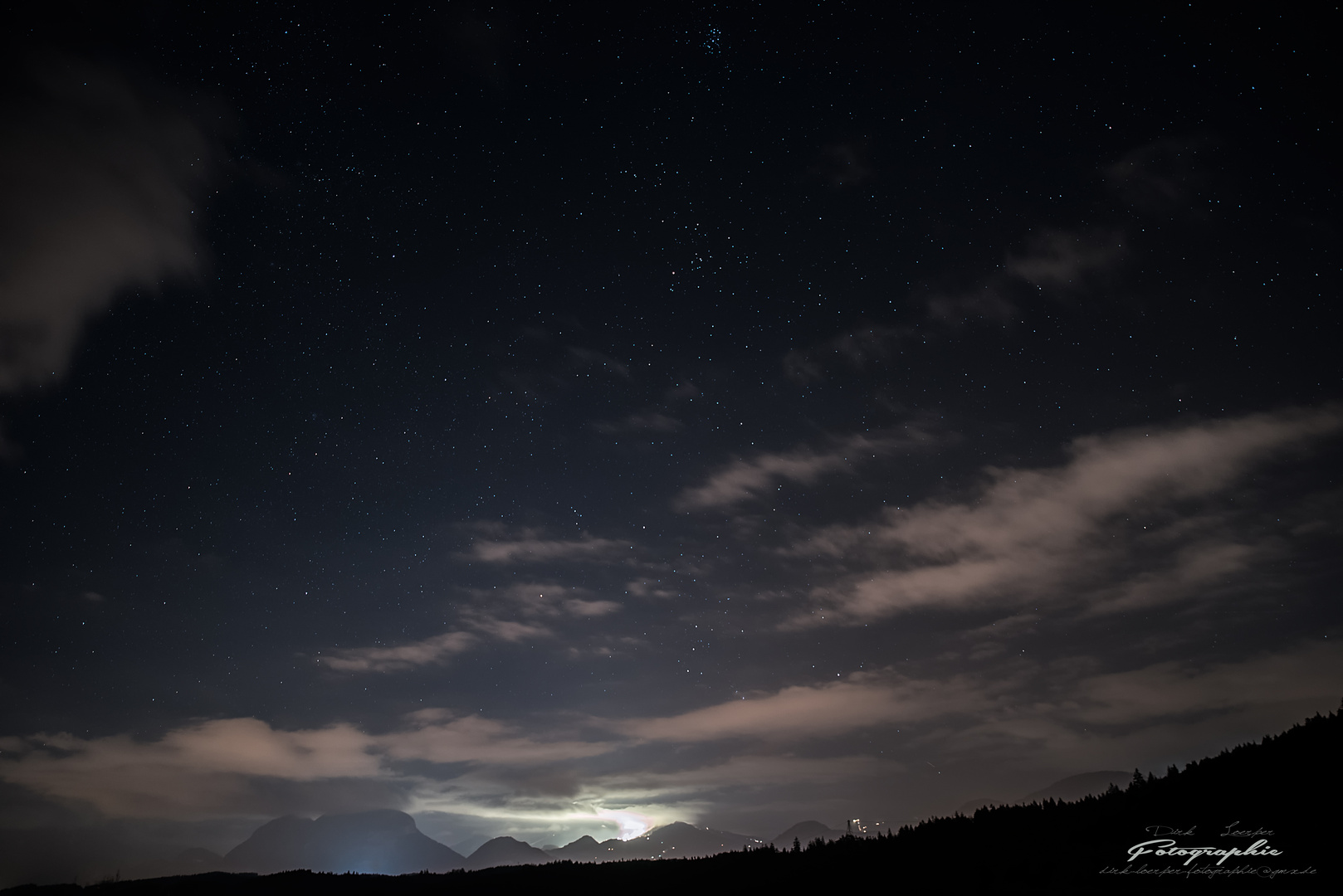 Der Wilde Kaiser bei Nacht