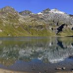 ... der Wilde See... im Hintergrund das Ziel - die Wilde Kreuzspitze 3135 m ...