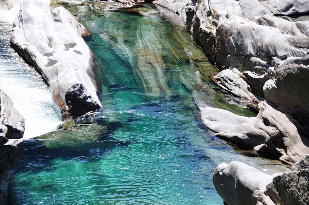 Der Wildfluss Verzasca .....