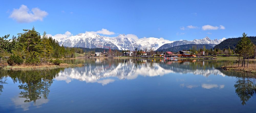Der  Wildsee bei Seefeld in Tirol