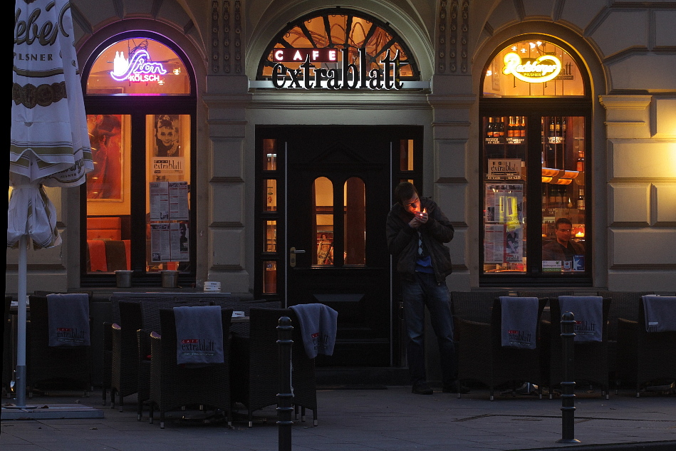 Der Wille zum Straßencafé