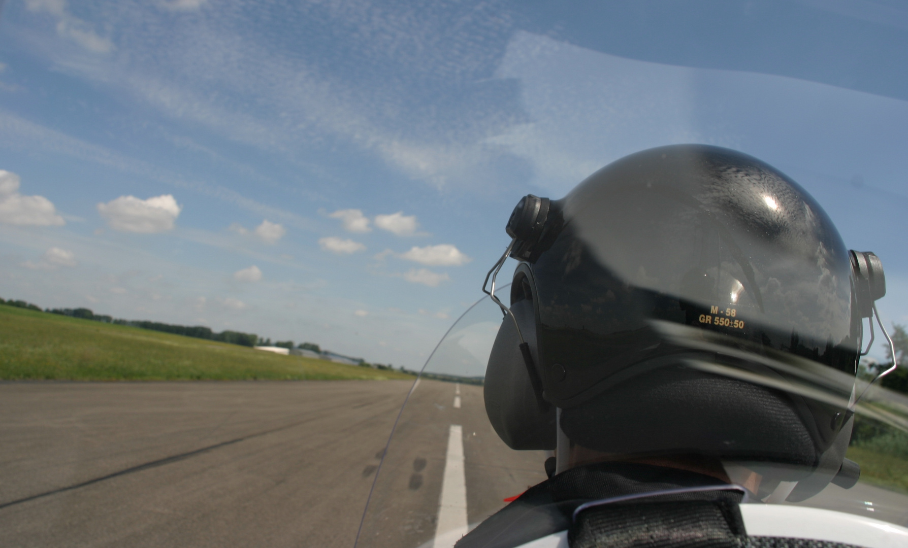 Der Wind an deinem Helm