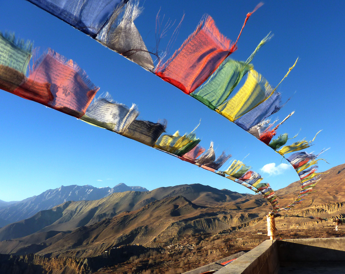 Der Wind auf dem Annapurna Trail