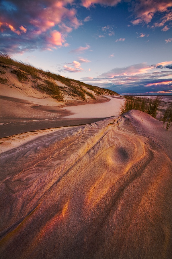 Der windige Strand von Langeoog