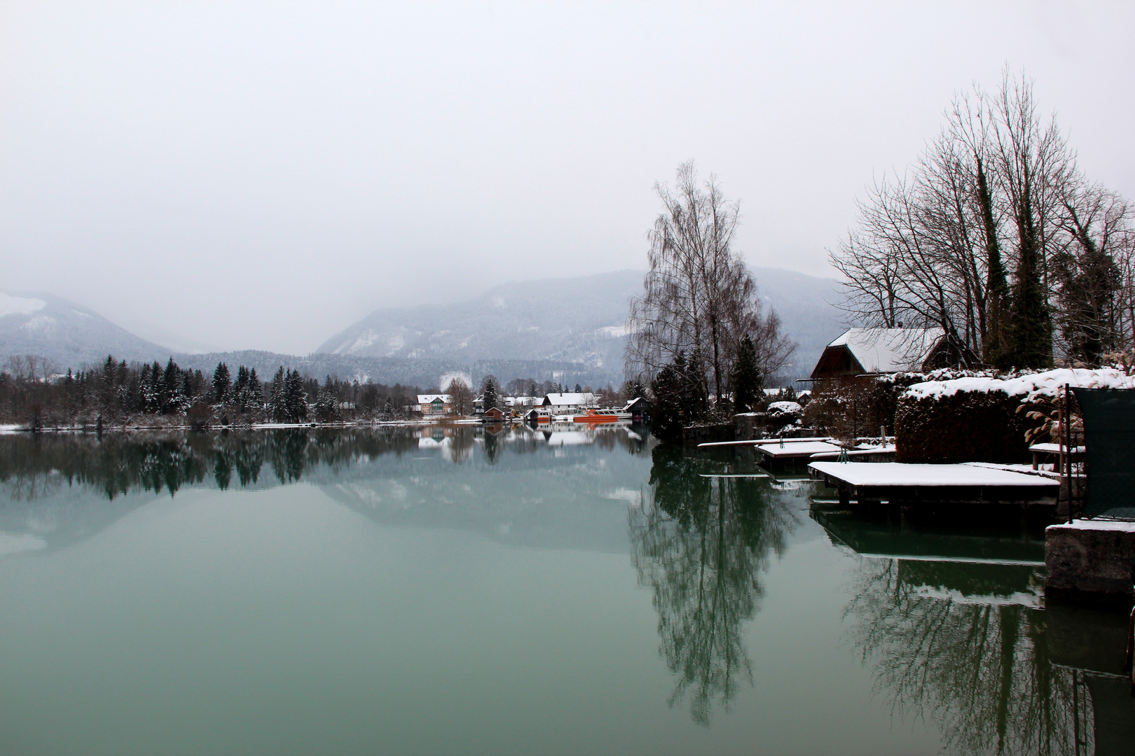 Der Winter am Wolfgangsee