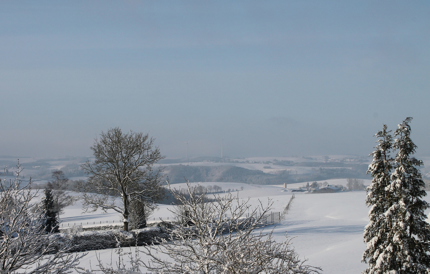 Der Winter fiel auf einen Donnerstag