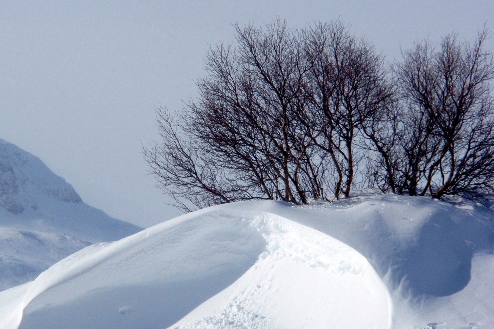 Der Winter formt die Landschaft 