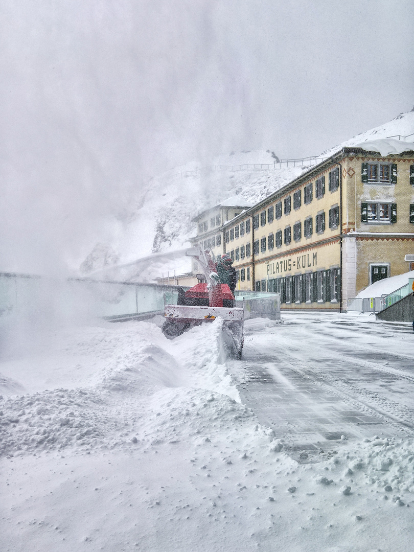 Der Winter gibt noch nicht auf !