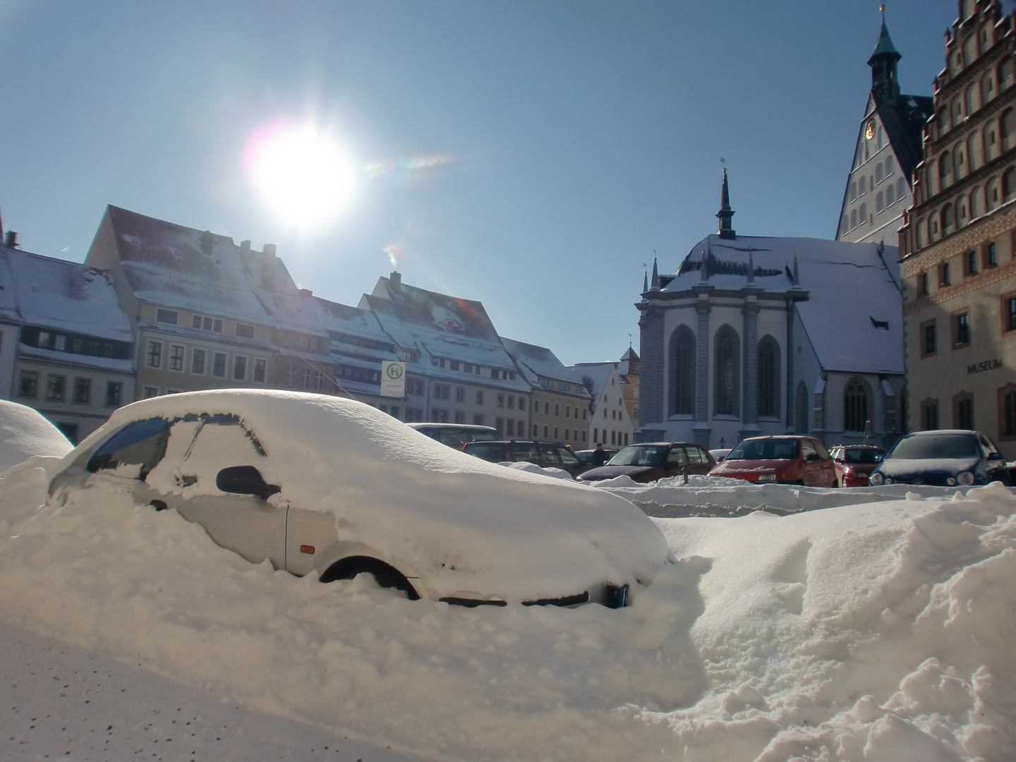 Der Winter hat uns fest im Griff! (Freiberg/ Sa.)