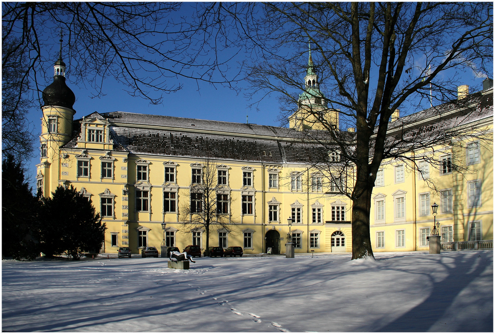 der Winter in Oldenburg ... das Schloss