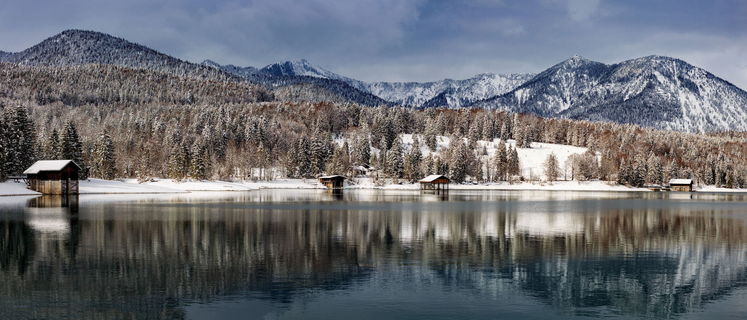 Der Winter ist zurück am Walchensee