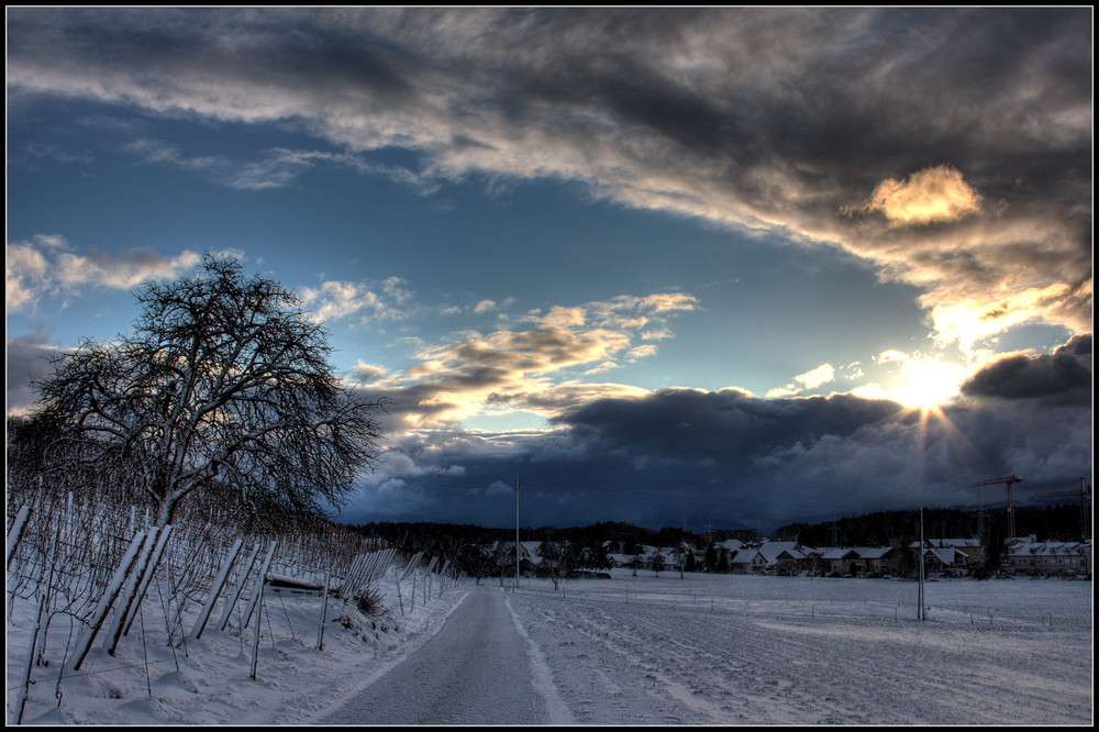 Der Winter kam über Nacht ...