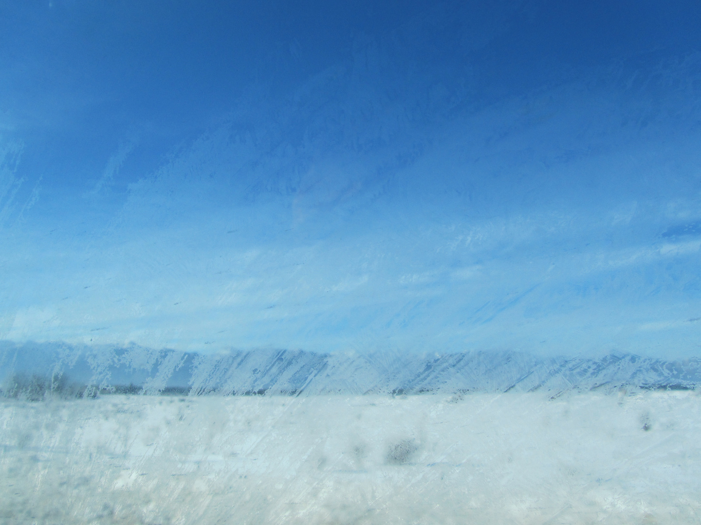 Der Winter klopft ans Fenster