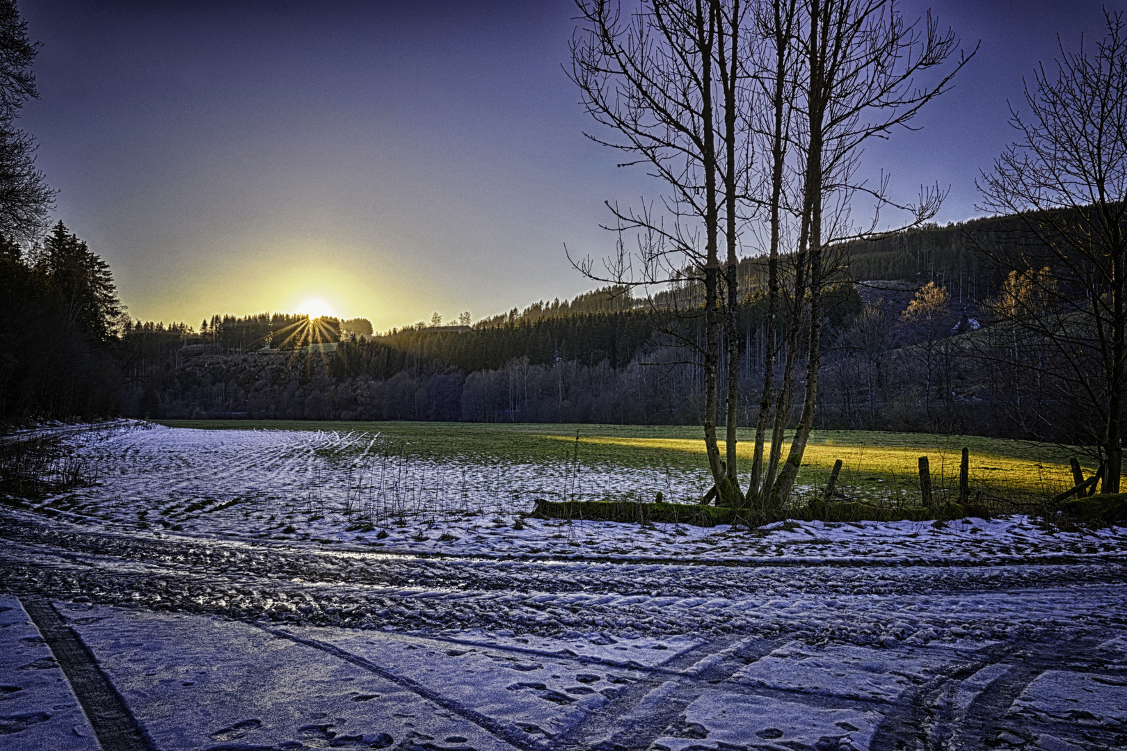 Der Winter sagt Goodbye