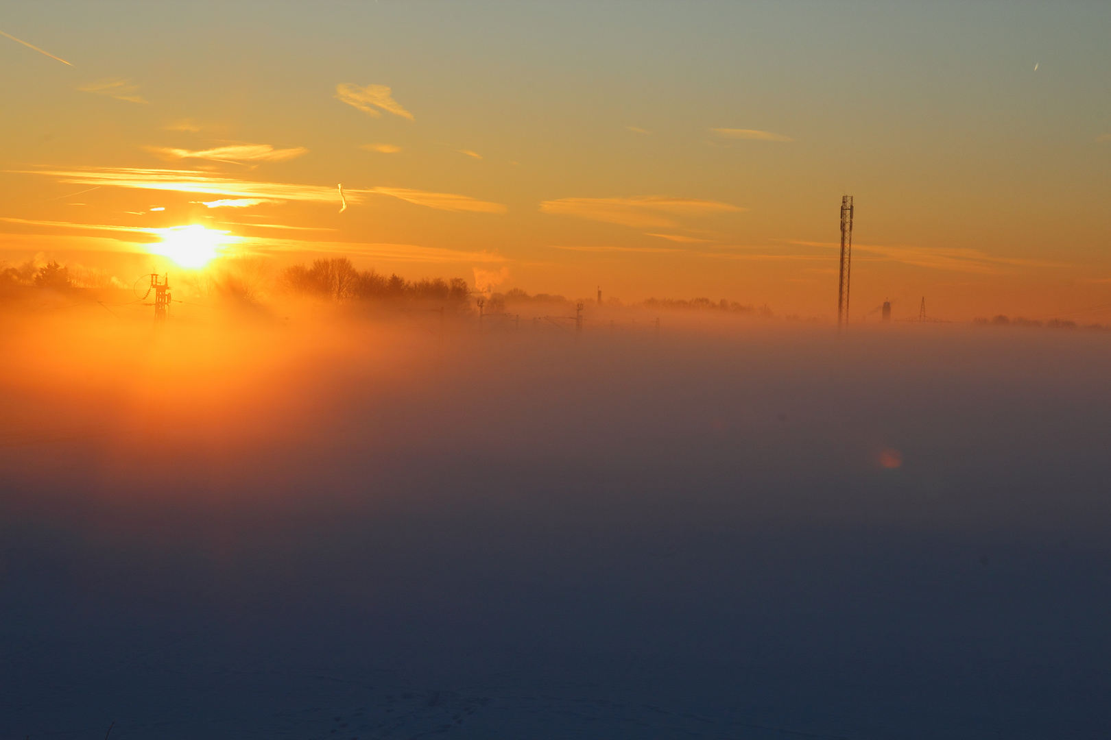 Der Winter und der Bodennebel ... (3)