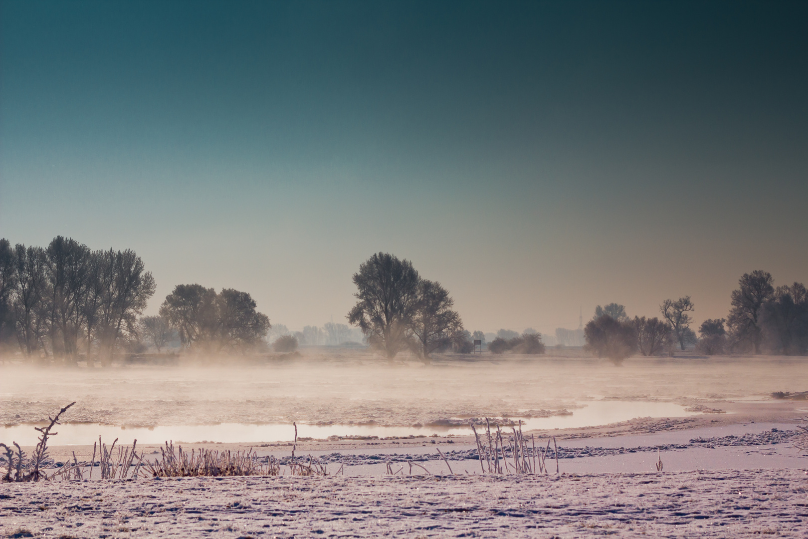 Der Winter und die Elbe 2