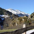 Der Winter zog sich in hohe Berge zurück